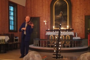 Mini konsert i Santorg kirke